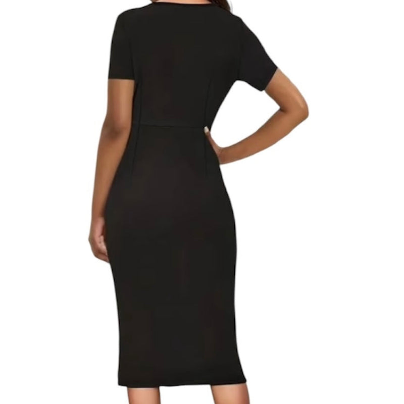 Robe noire cintrée Janes #couleur_noir