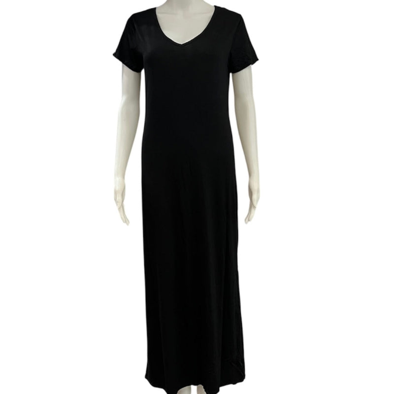 Robe tee shirt long #couleur_noir