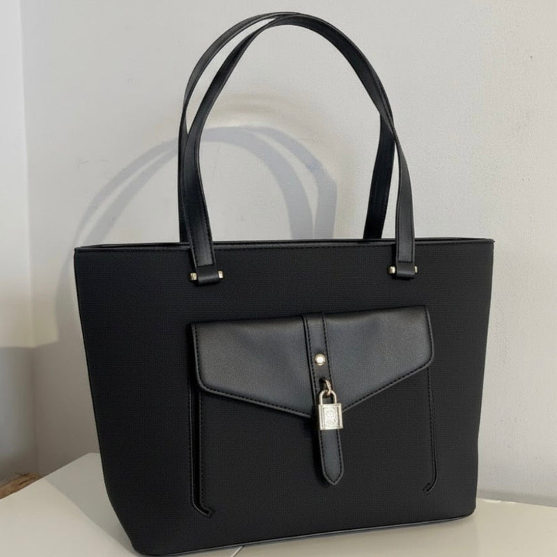 Sac avec pochette noir