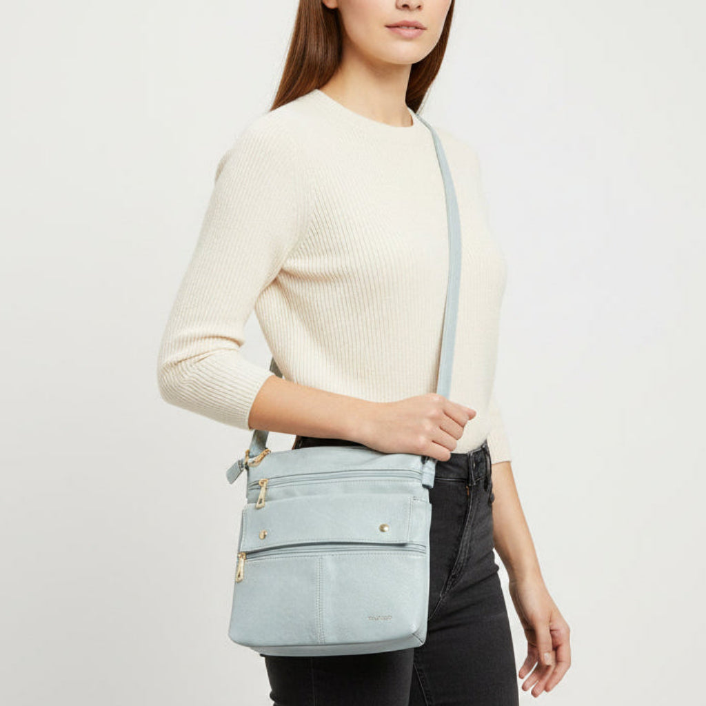 sac banduliere bleu #couleur_bleu-poudre