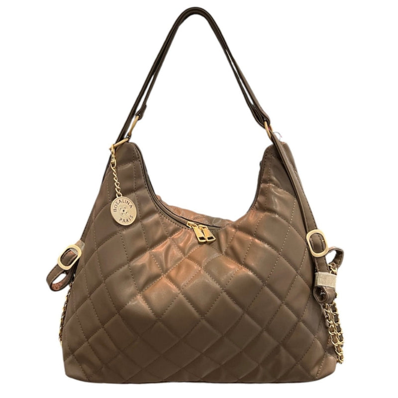 Sac capitonné #couleur_camel