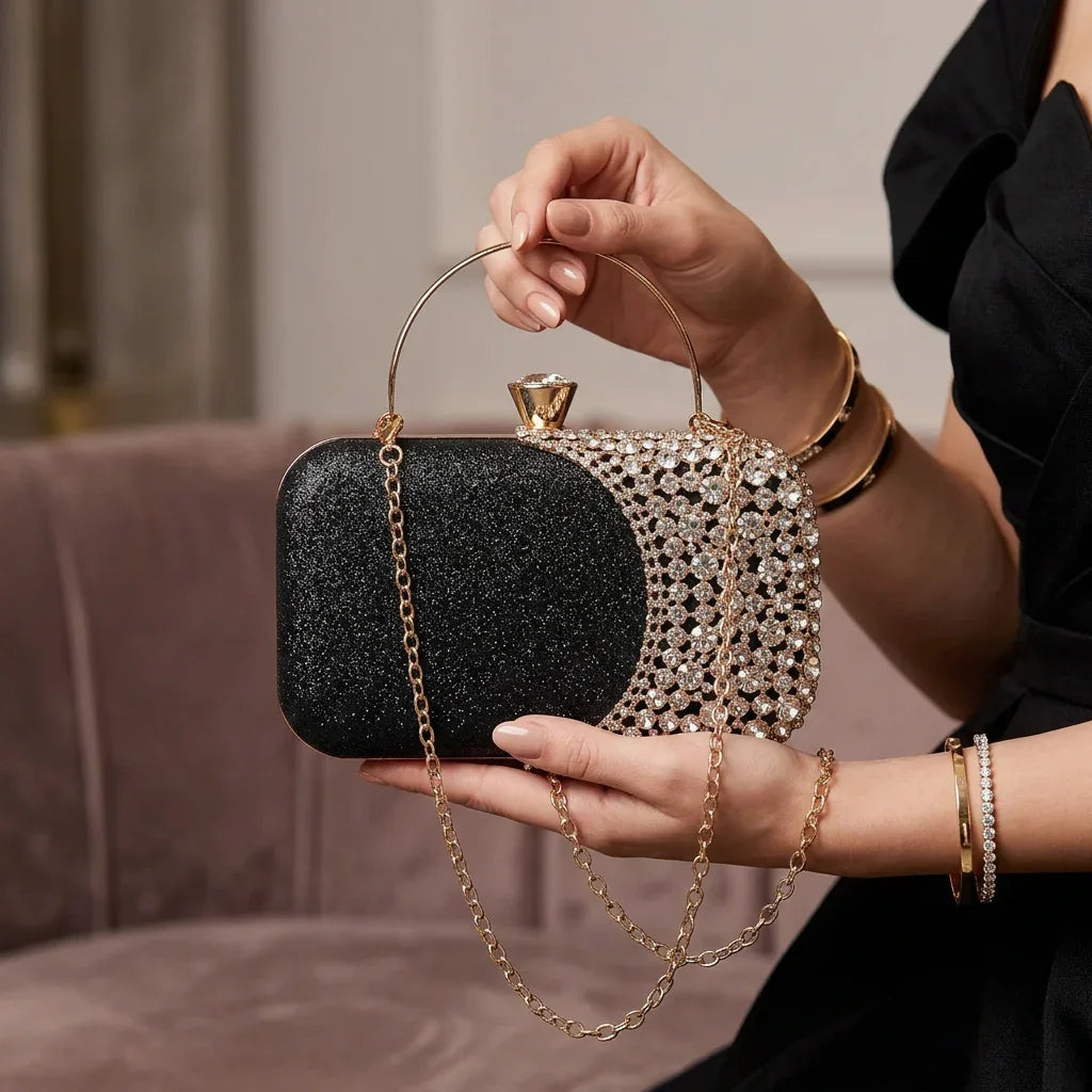 Sac de soirée glam #couleur_noir