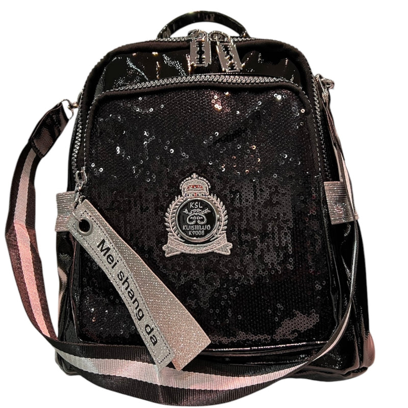 Sac à dos paillettes #couleur_noir