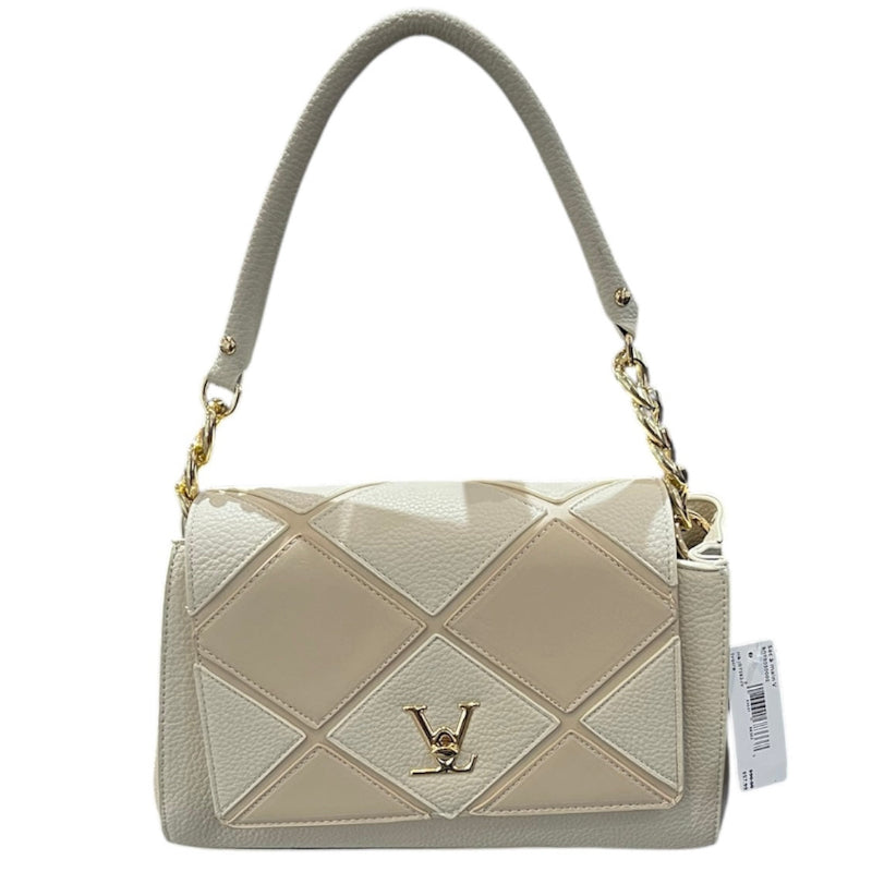 Sac à main V #couleur_ivoire