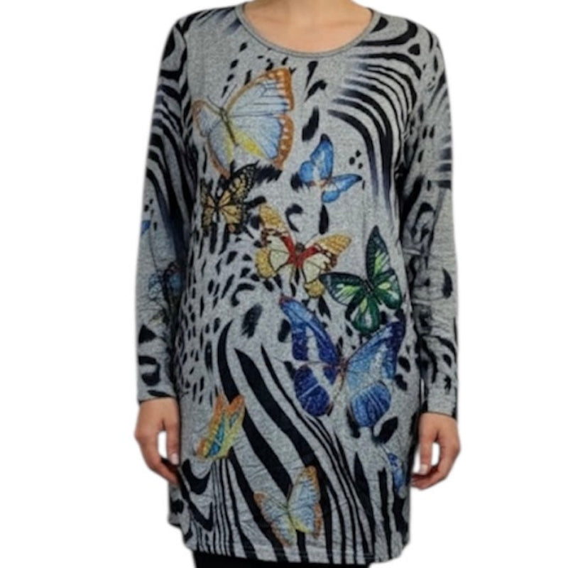 Top Papillon Casa Donna #couleur_gris