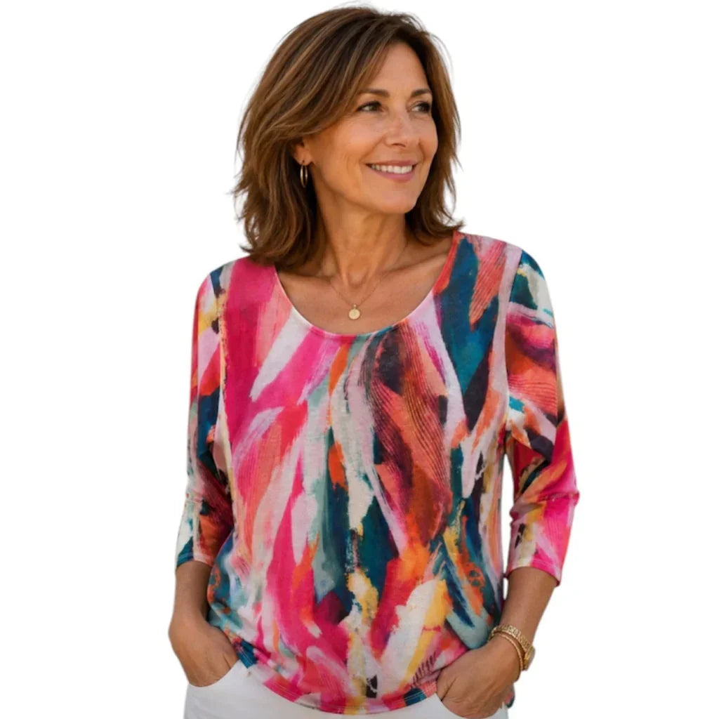 Top coloré Julia Divina