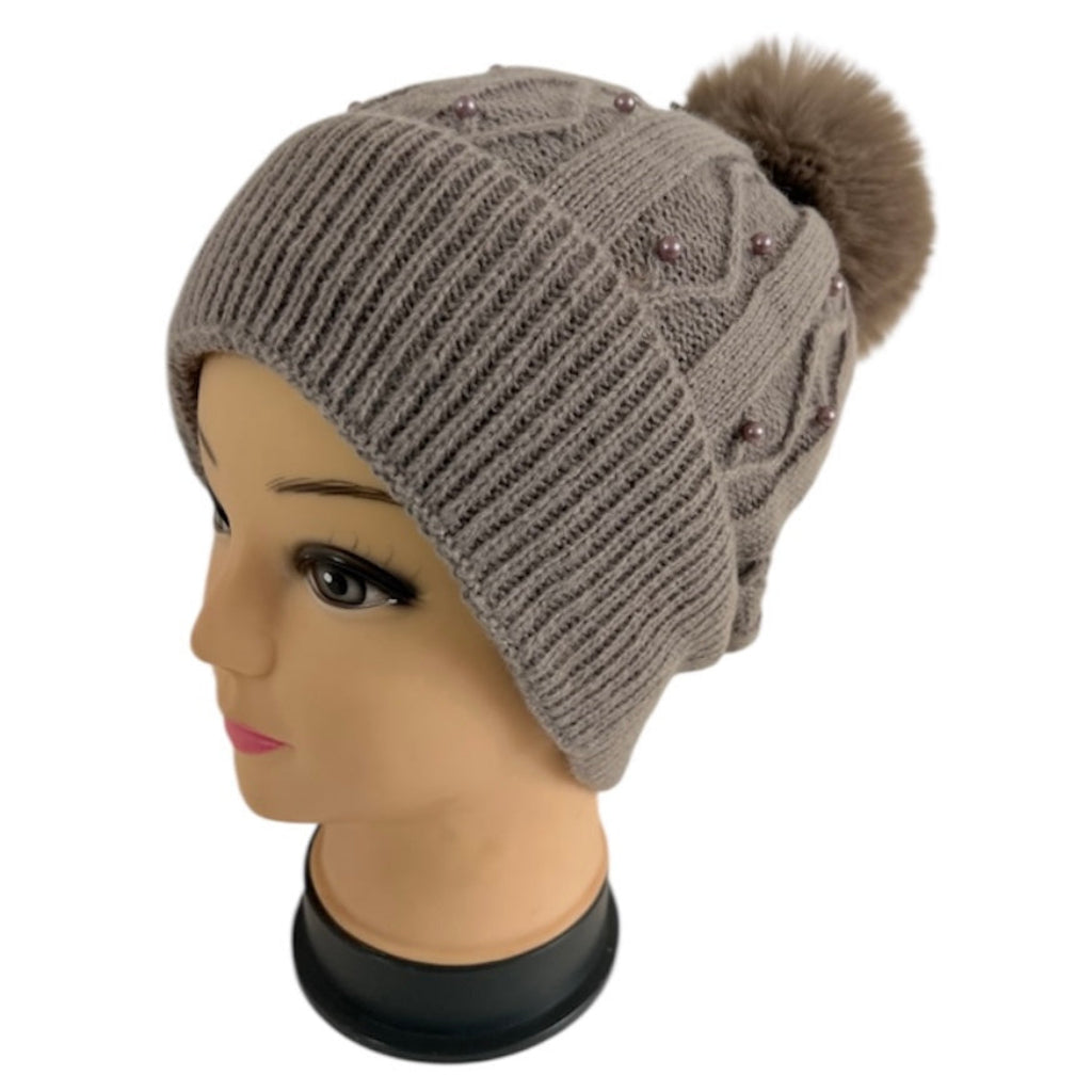 Tuque Chic Femme taupe
