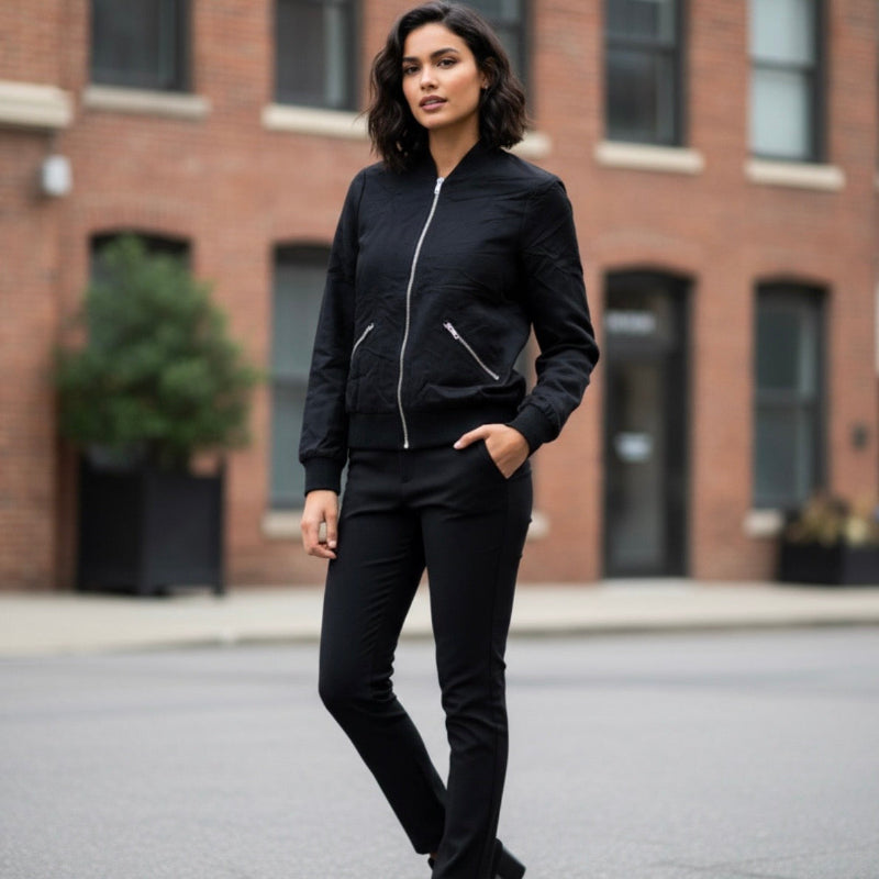 Veste bomber Alyce Paris #couleur_noir