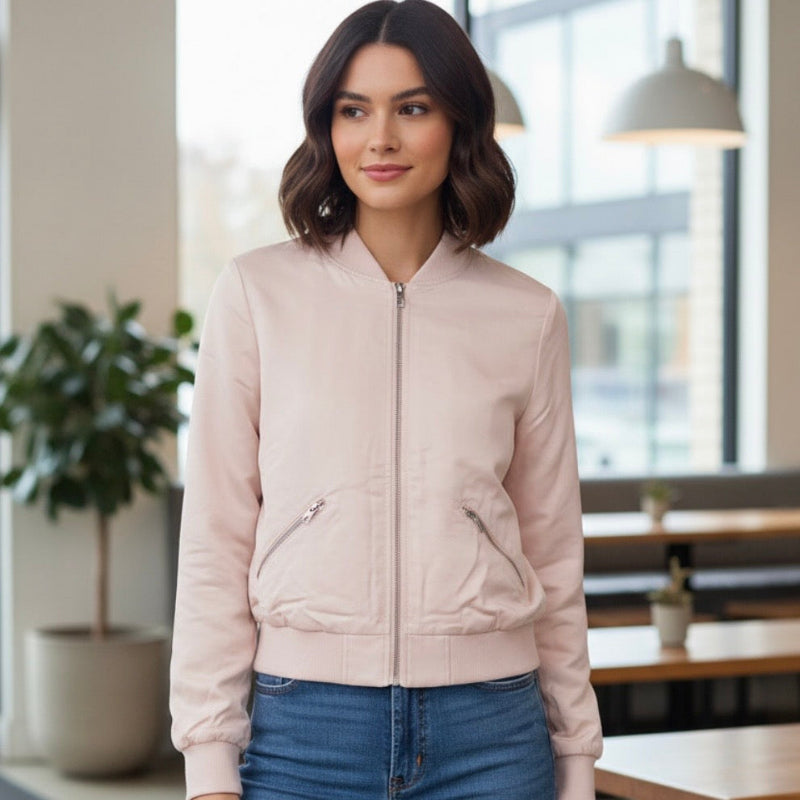 Veste bomber Alyce Paris #couleur_rose