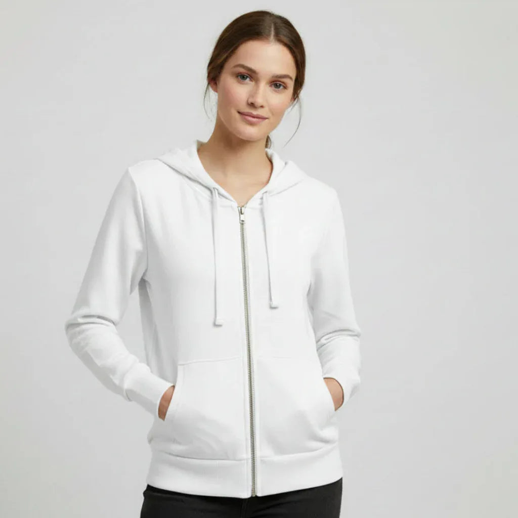 Veste hoodie #couleur_blanc