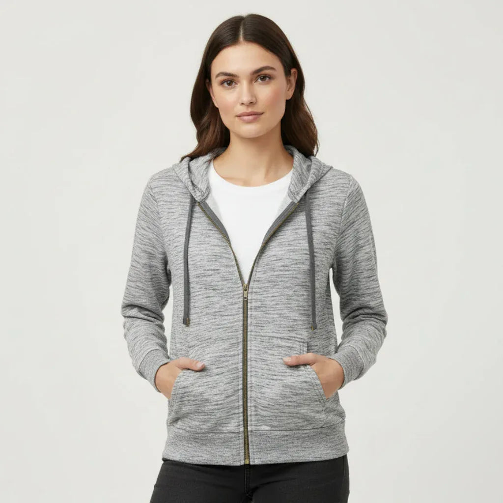 Veste hoodie #couleur_grs-marbre