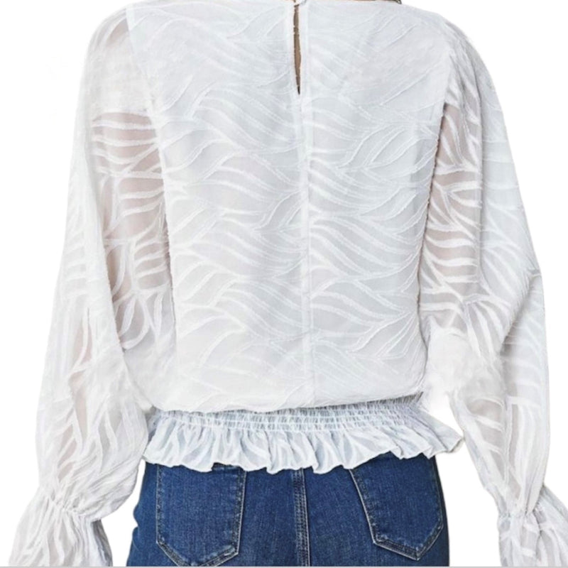 Blouse blanche femme #couleur_blanc