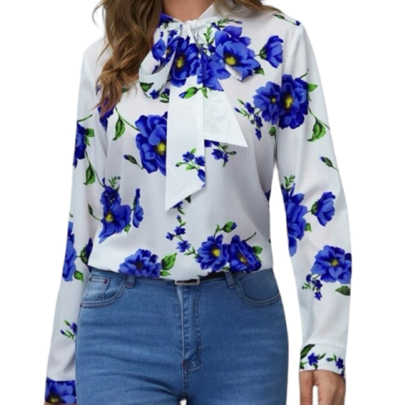 Blouse design C'est Elle pour femme #couleur_blanc