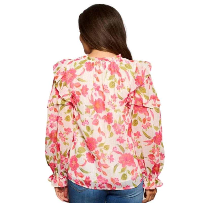 Blouse volantée #couleur_beige