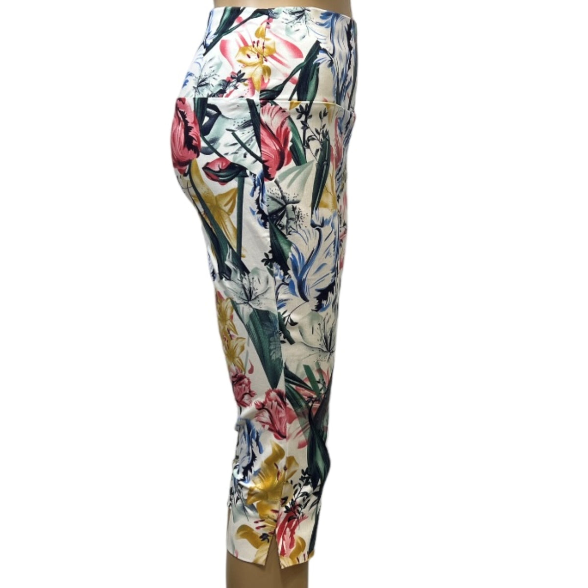 Capri fleuri C'est Elle blanc multicolore