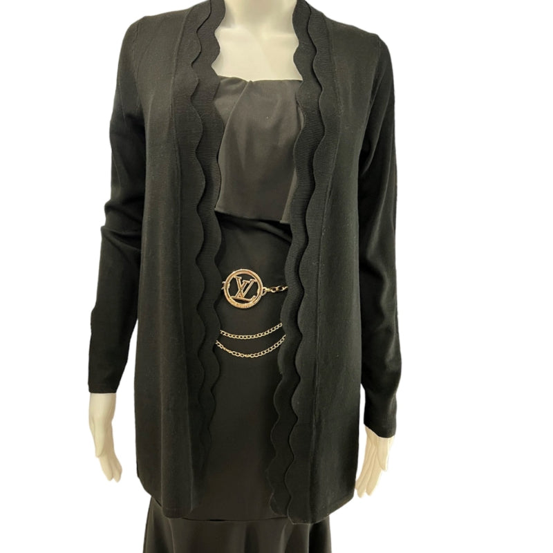 Cocobleu New York cardigan long ouvert #couleur_noir