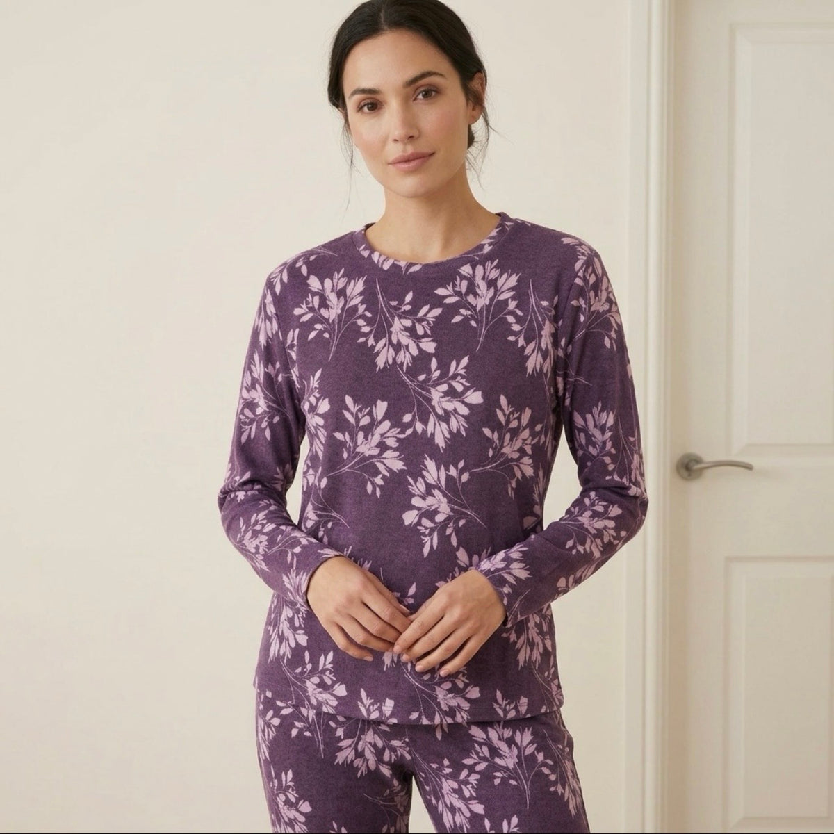  ensemble pyjama femme #couleur_mauve-branche
