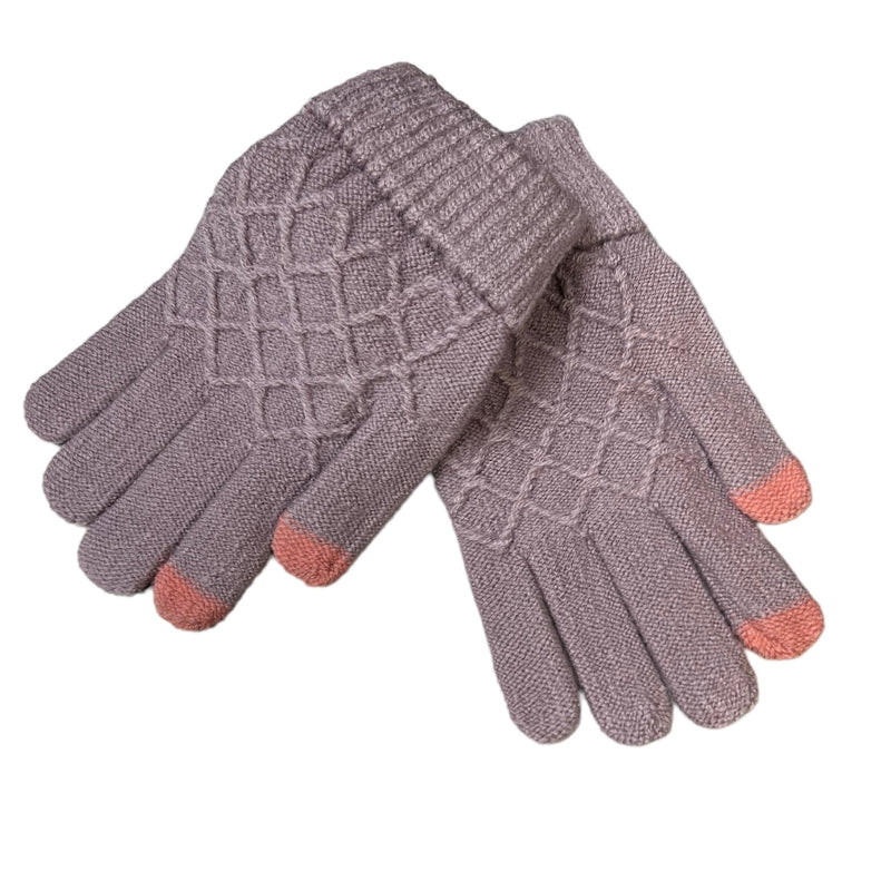 C'est Elle gant laine chaude #couleur_lavendre