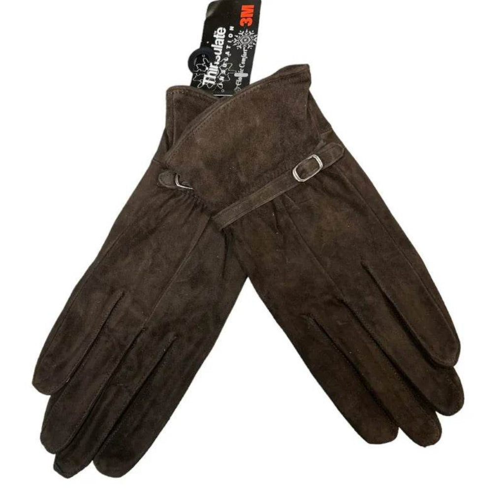Women's 3M Thinsulate Insulation Suede Gloves – C'est Elle