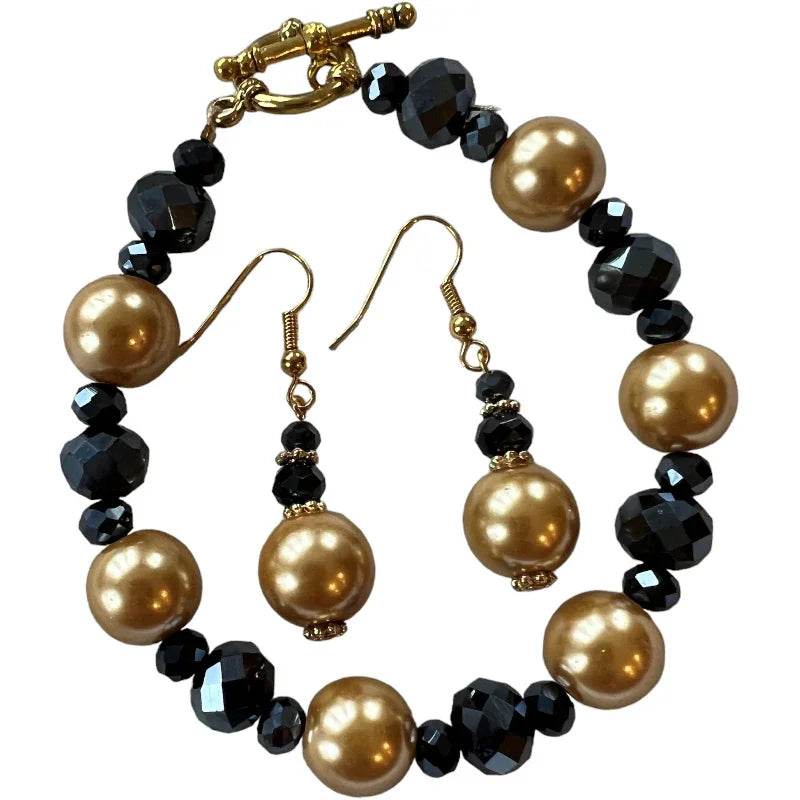 Bracelet et boucle d'oreille or - C'est Elle