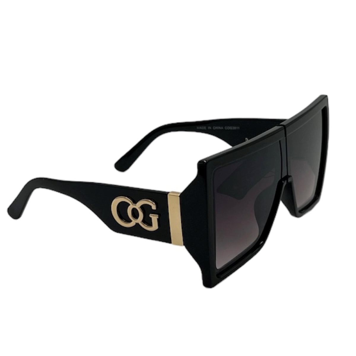 Grosse lunette de soleil CoG cogni wear pour femme #couleur_noir