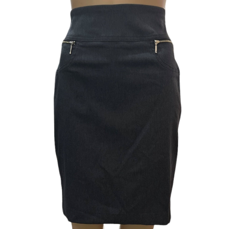 Jupe crayon à enfiler pour femme #couleur_charcoal