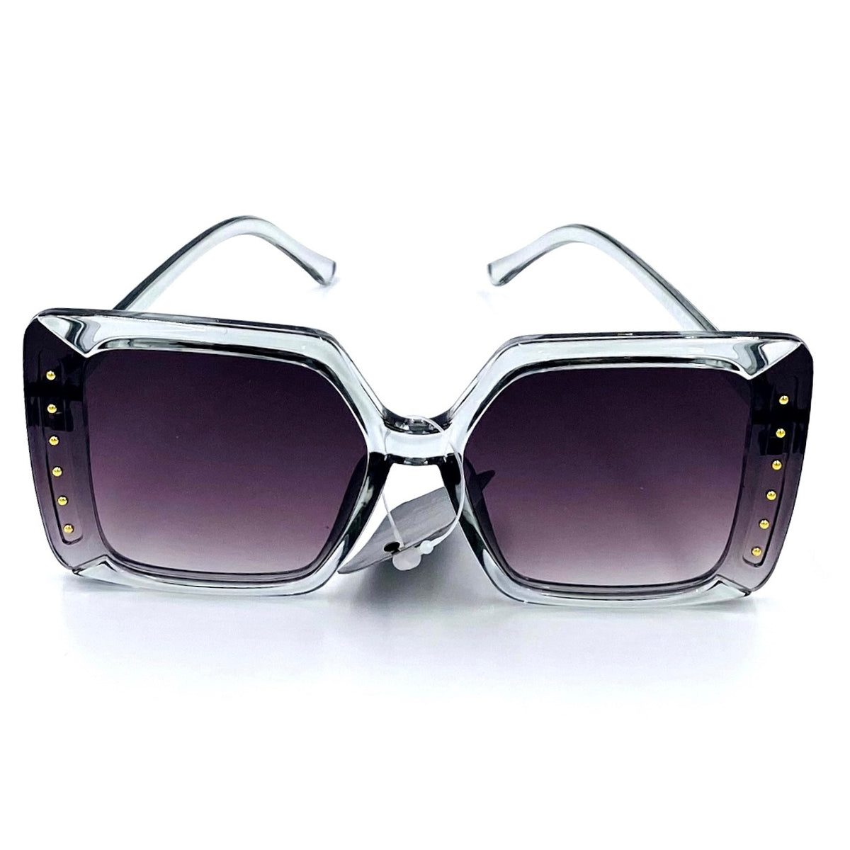 Monture solaire transparente Cog Cogni Wear #couleur_argent