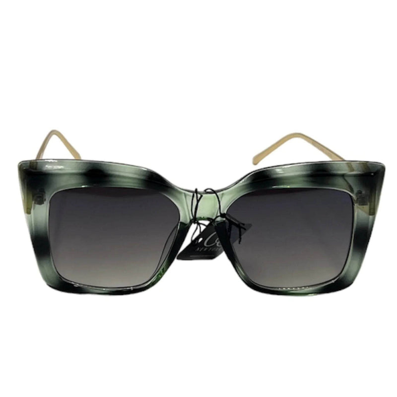Lunette de soleil CoG cogni wear marble vert et noir - C'est Elle