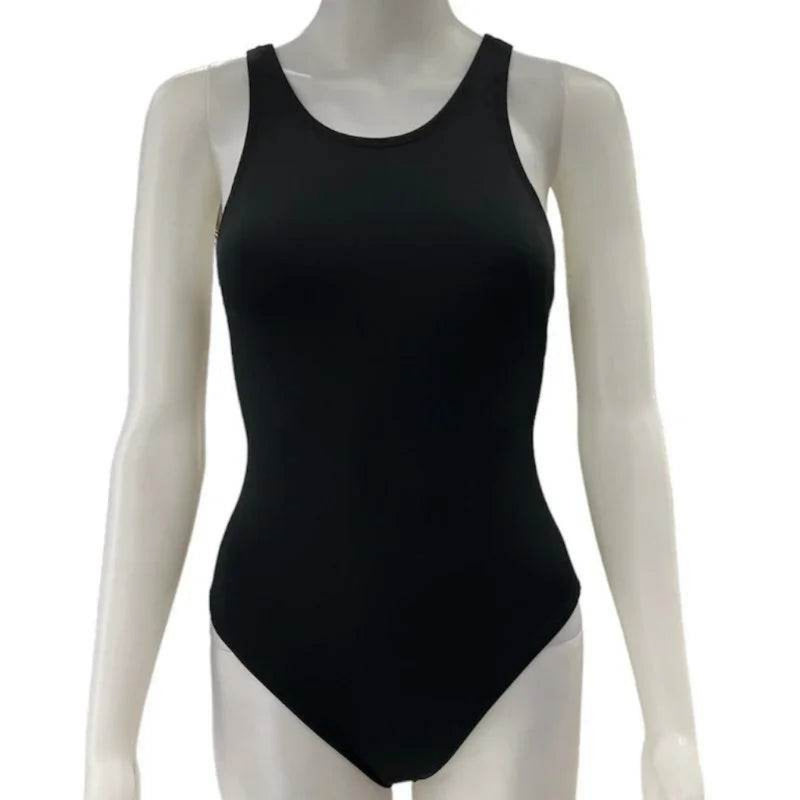 Maillot une-piéce dos ouvert noir C'est Elle