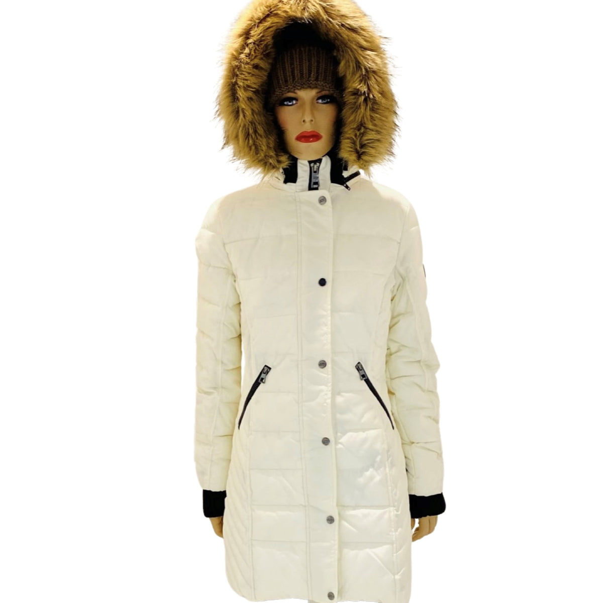 Manteau hiver blanc cassé 3R 