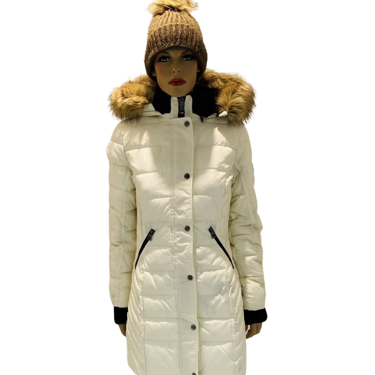 Manteau hiver blanc cassé 3R 