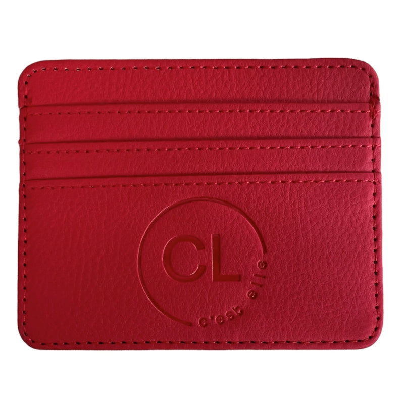 Porte-cartes C'est Elle #couleur_rouge