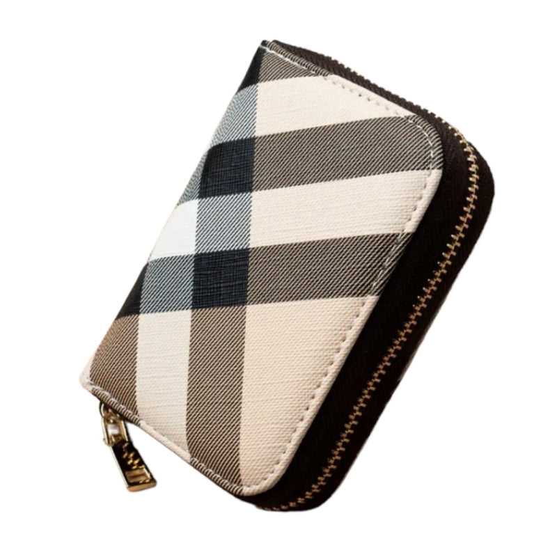 Porte-cartes en simili cuir Britannique #couleur_beige