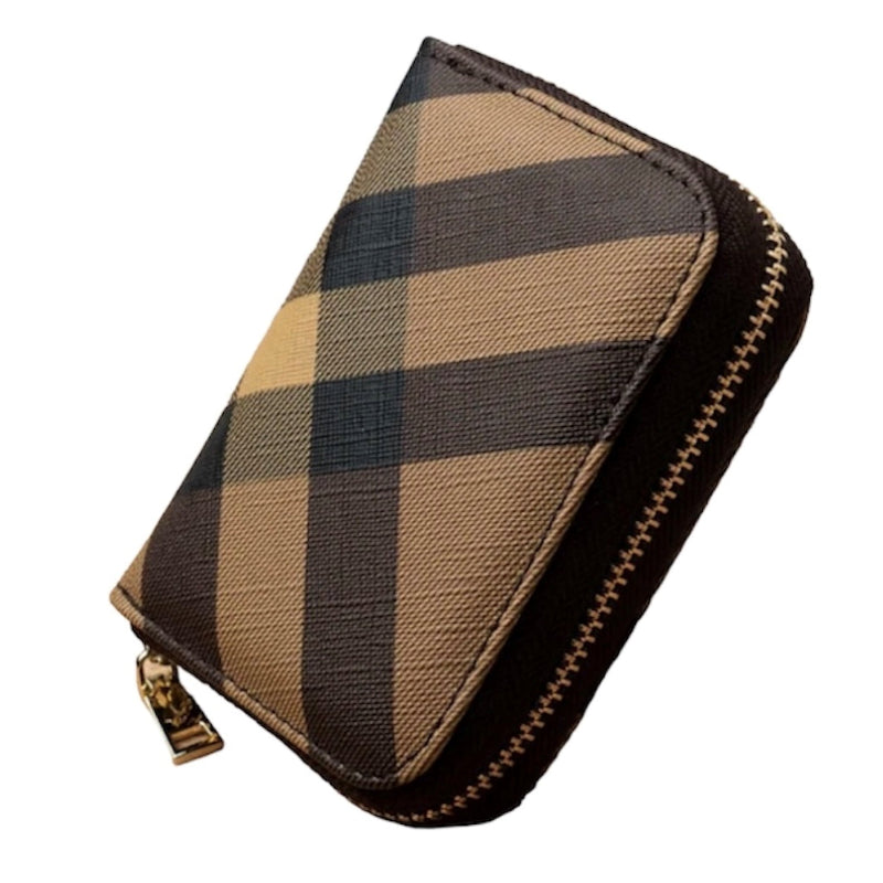 Porte-cartes en simili cuir Britannique #couleur_brun