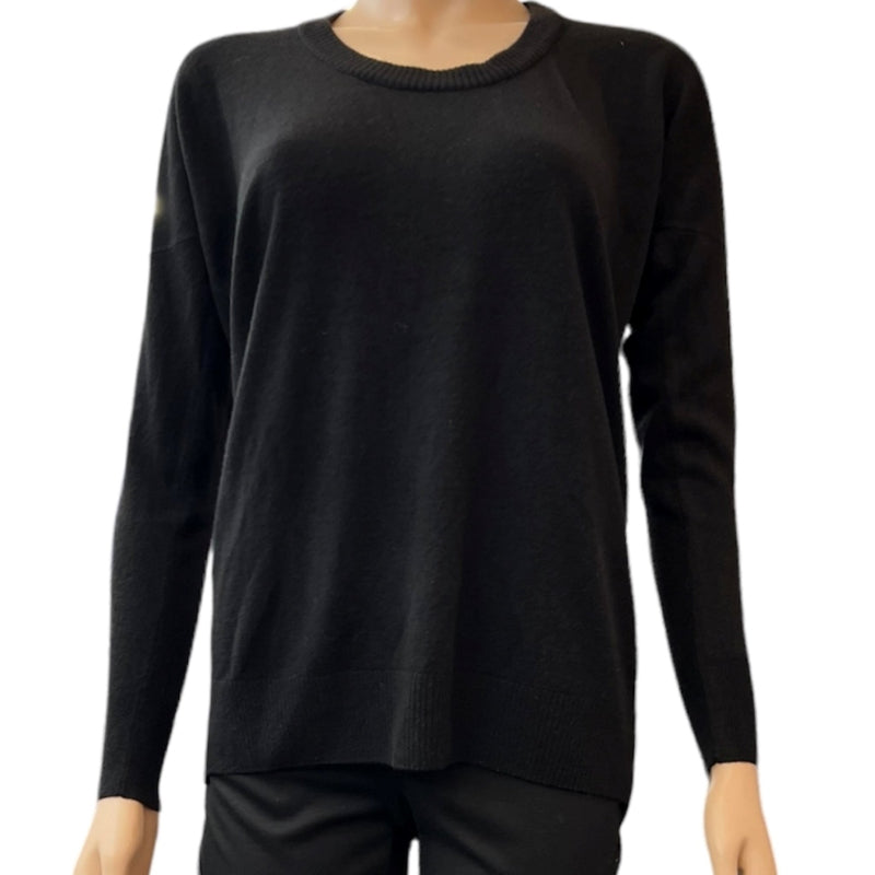 Chandail col rond #couleur_noir