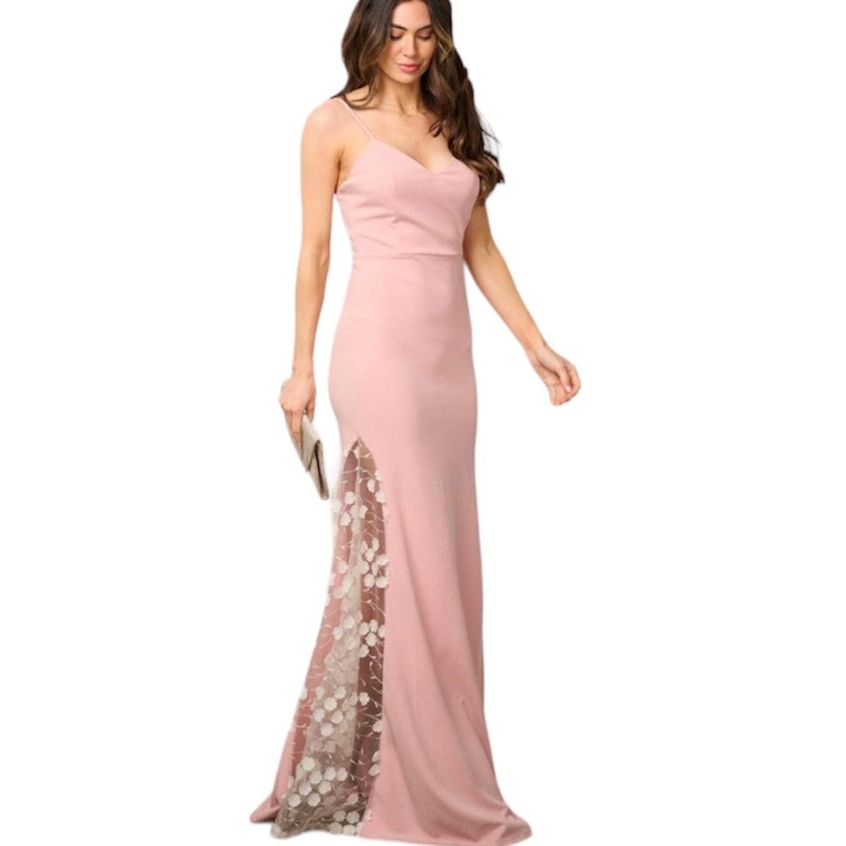Cette magnifique robe maxi rose est parfaite pour toutes occasions spéciales telles qu'un bal, un gala, une soirée ou même un mariage. Son design élégant et sa couleur rose féminine en font un choix idéal pour se démarquer avec style. Fabriquée avec des matériaux de qualité, vous serez à la fois confortable et chic toute la soirée.