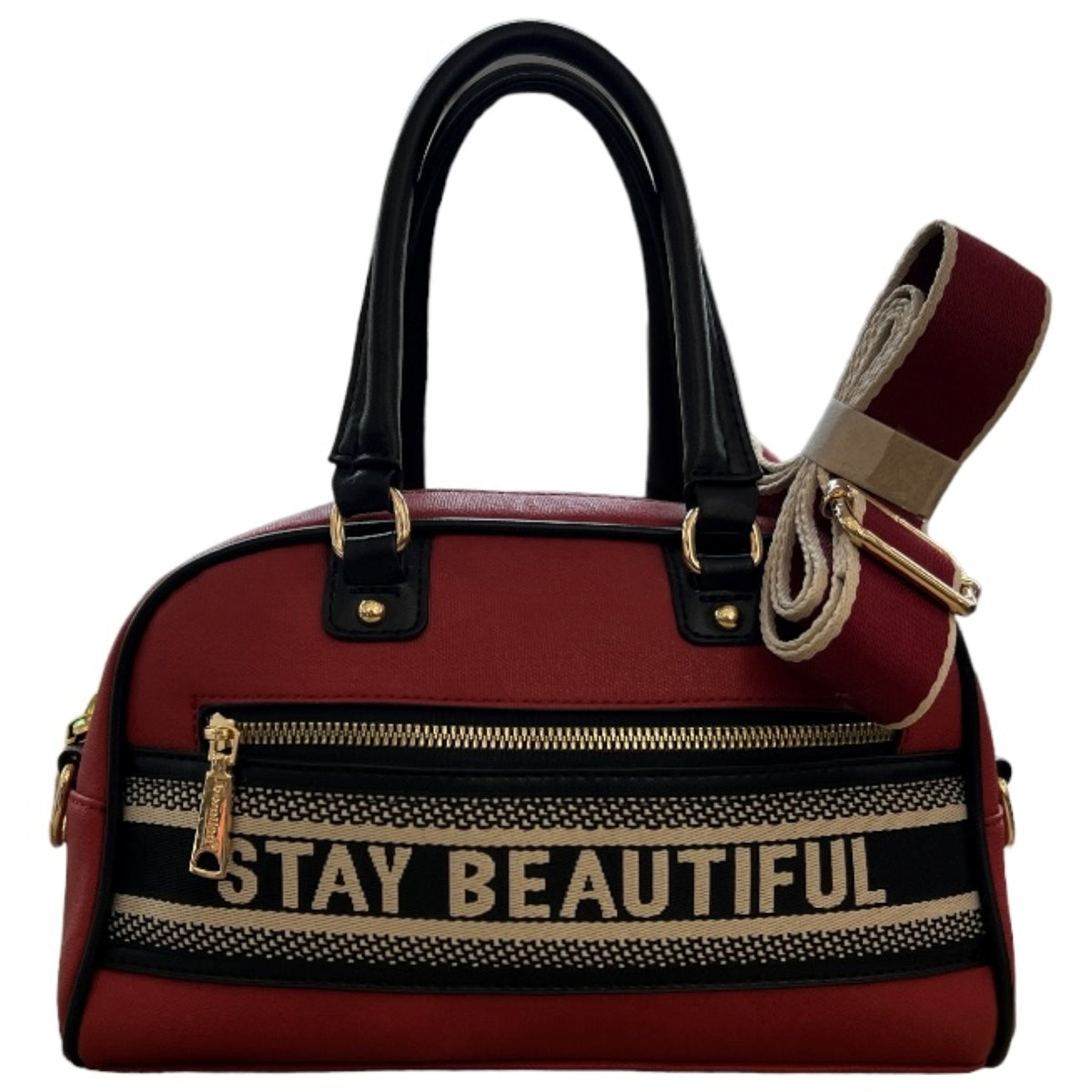 Petit sac à main Stay Beautiful #couleur_bourgogne
