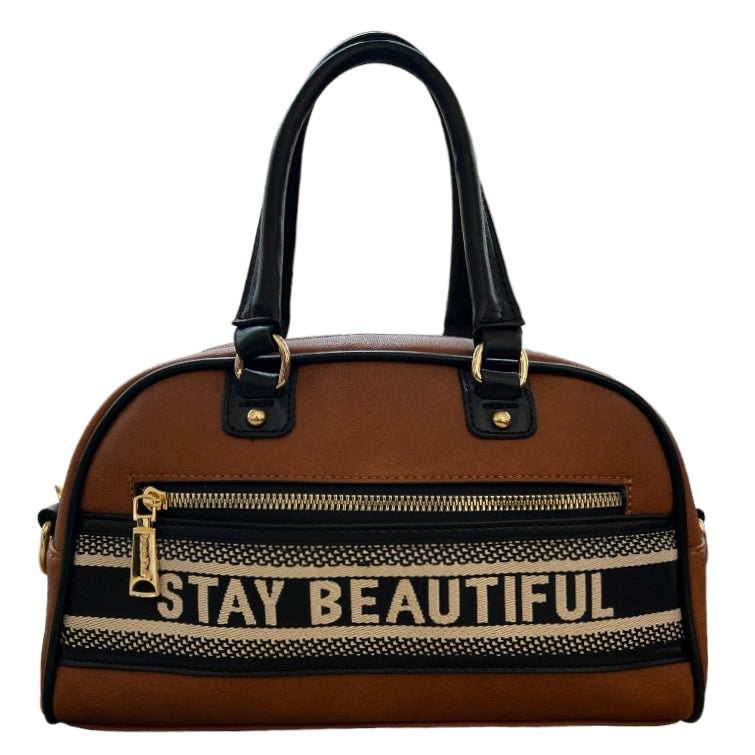 Petit sac à main Stay Beautiful #couleur_brun